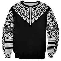 Japan Indigenous Jomon Tattoo Inspiration Sweatshirt Black Version