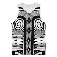 Japanese Indigenous Basketball Jersey Jomon Tribal Inspired White