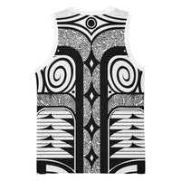 Japanese Indigenous Basketball Jersey Jomon Tribal Inspired White