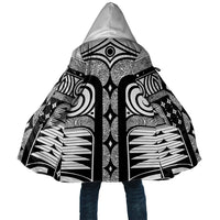 Japanese Indigenous Cloak Jomon Tribal Inspired White