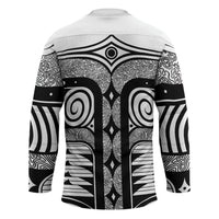 Japanese Indigenous Hockey Jersey Jomon Tribal Inspired White