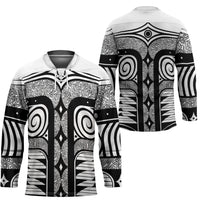 Japanese Indigenous Hockey Jersey Jomon Tribal Inspired White