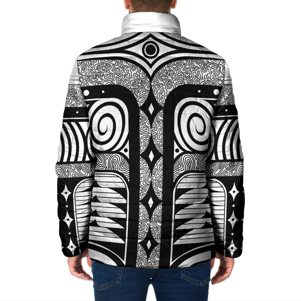 Japanese Indigenous Padded Jacket Jomon Tribal Inspired White