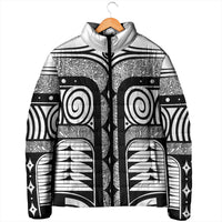 Japanese Indigenous Padded Jacket Jomon Tribal Inspired White