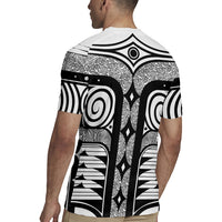 Japanese Indigenous Rugby Jersey Jomon Tribal Inspired White