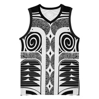 Japanese Indigenous Basketball Jersey Jomon Tribal Inspired Black