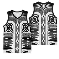 Japanese Indigenous Basketball Jersey Jomon Tribal Inspired Black