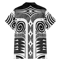 Japanese Indigenous Hawaiian Shirt Jomon Tribal Inspired Black