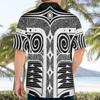 Japanese Indigenous Hawaiian Shirt Jomon Tribal Inspired Black