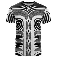 Japanese Indigenous T Shirt Jomon Tribal Inspired Black