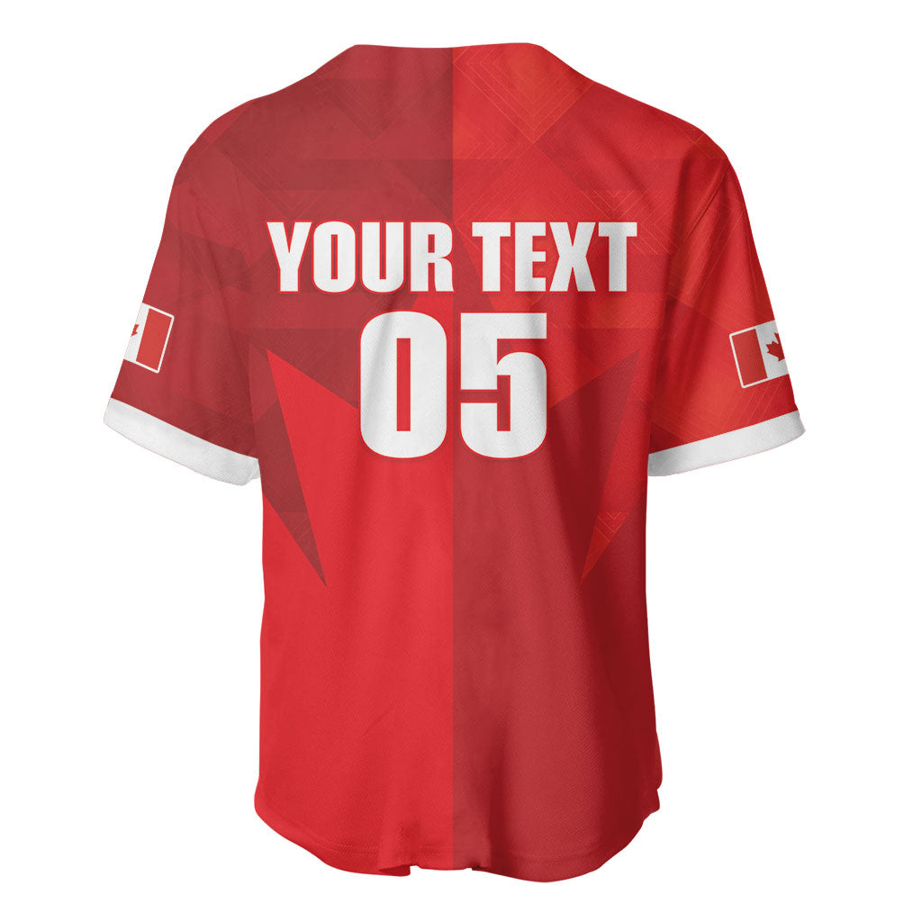 Custom Canada Football 2026 Baseball Jersey Les Rouges Making History