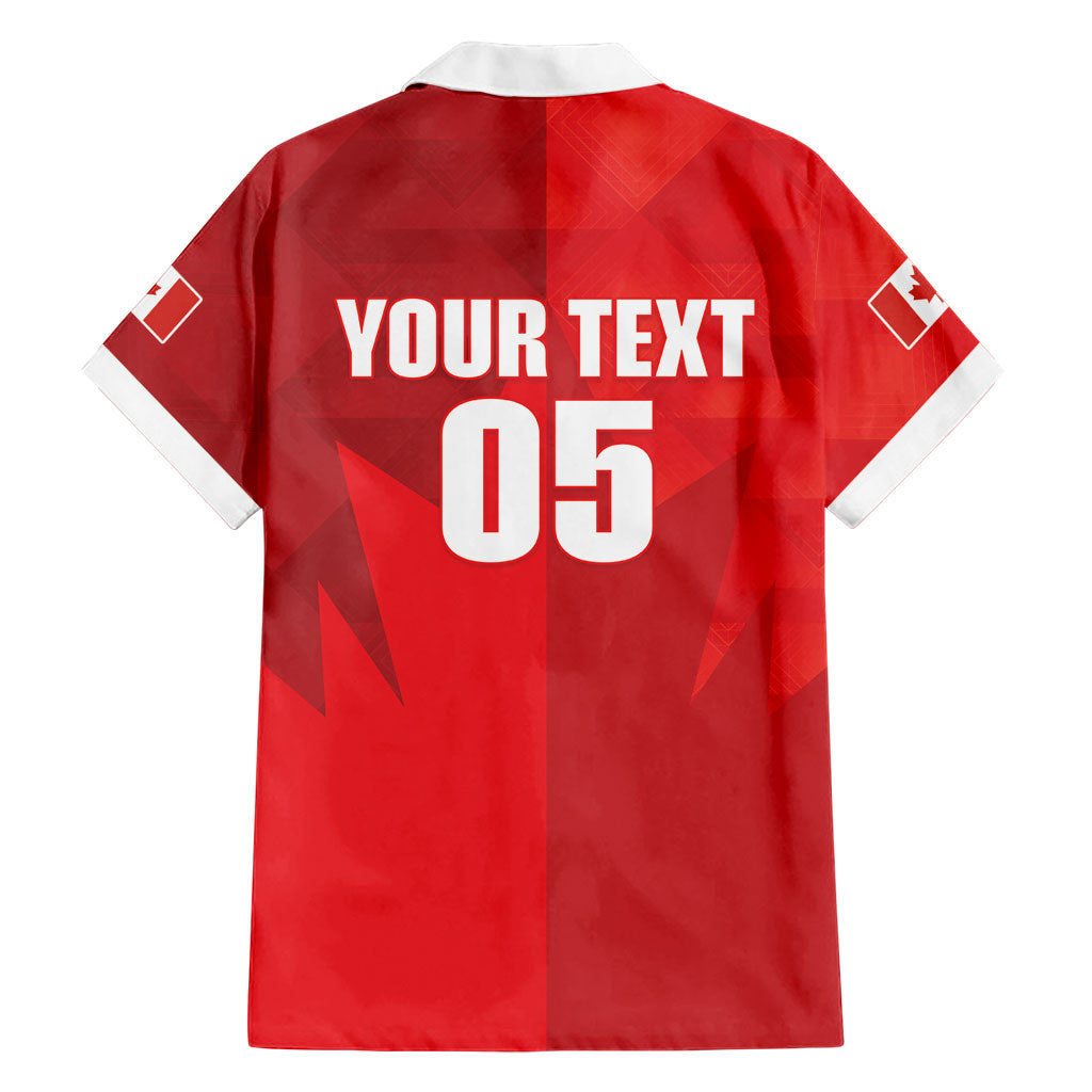 Custom Canada Football 2026 Hawaiian Shirt Les Rouges Making History