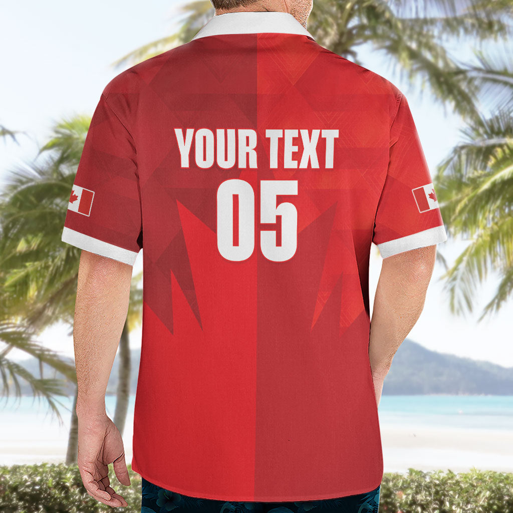 Custom Canada Football 2026 Hawaiian Shirt Les Rouges Making History