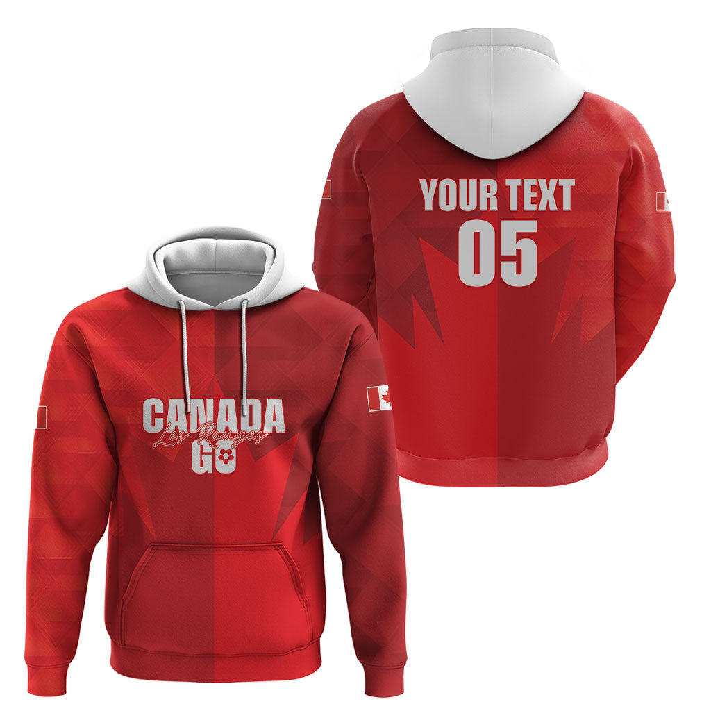 Custom Canada Football 2026 Hoodie Les Rouges Making History