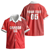 Custom Canada Football 2026 Kid Hawaiian Shirt Les Rouges Making History LT05