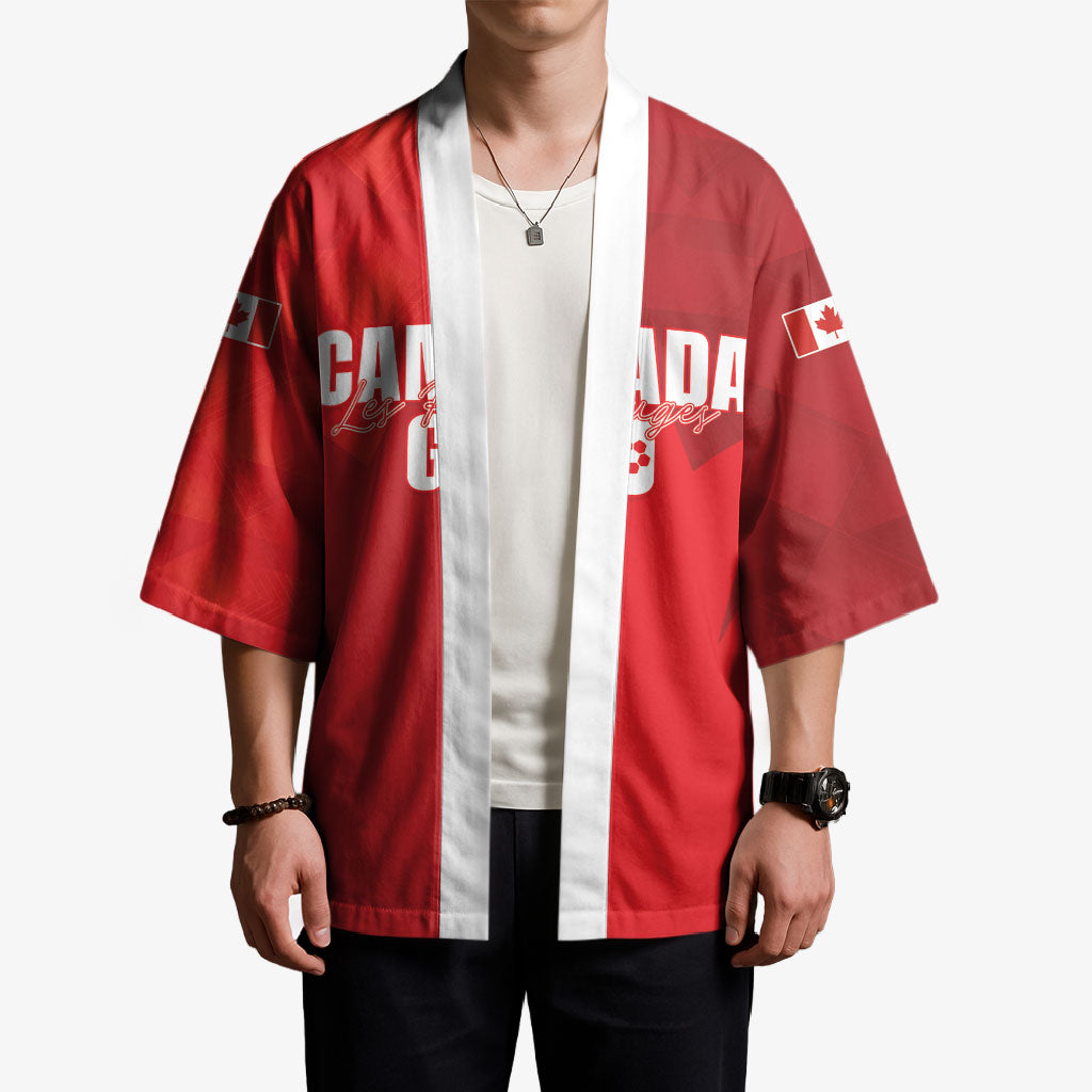 Custom Canada Football 2026 Kimono Les Rouges Making History
