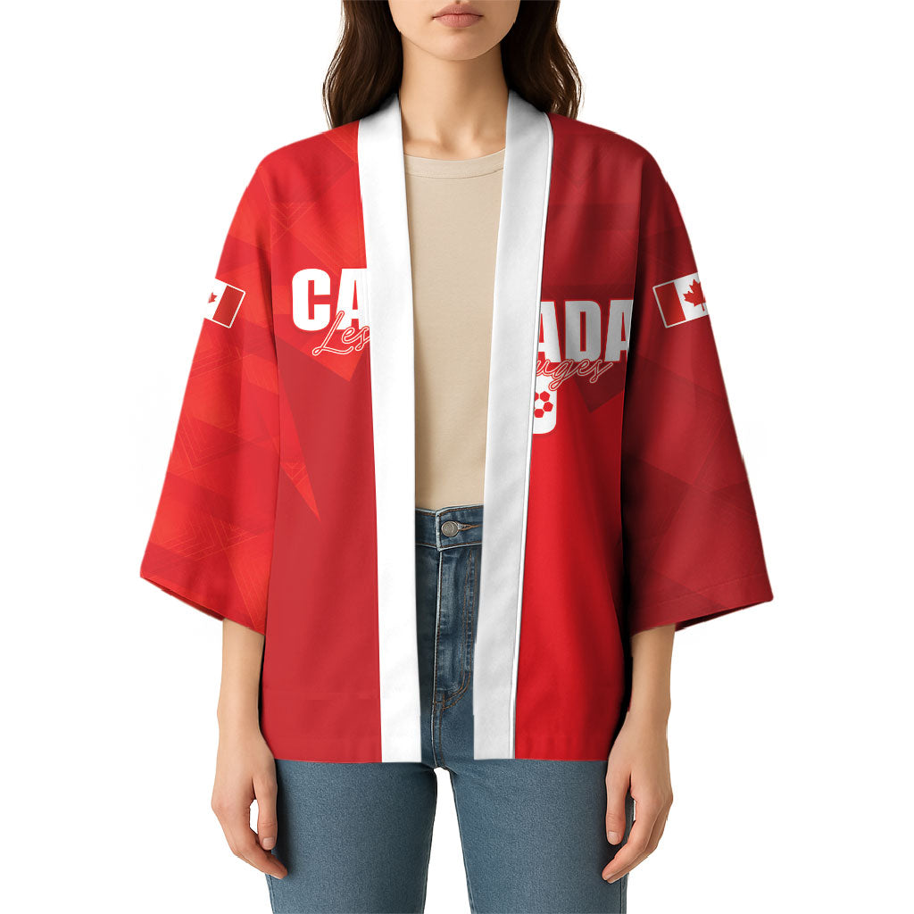 Custom Canada Football 2026 Kimono Les Rouges Making History