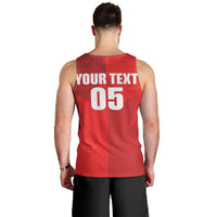 Custom Canada Football 2026 Men Tank Top Les Rouges Making History