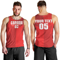 Custom Canada Football 2026 Men Tank Top Les Rouges Making History