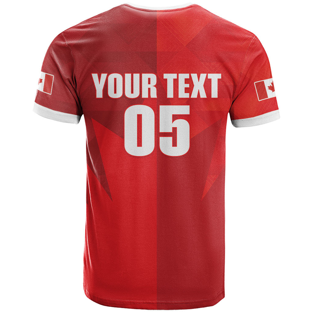 Custom Canada Football 2026 T Shirt Les Rouges Making History