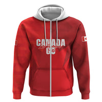 Custom Canada Football 2026 Zip Hoodie Les Rouges Making History