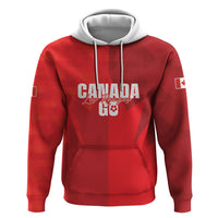 Custom Canada Football 2026 Zip Hoodie Les Rouges Making History