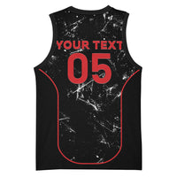 Custom Canada Football 2026 Basketball Jersey Go Les Rouges