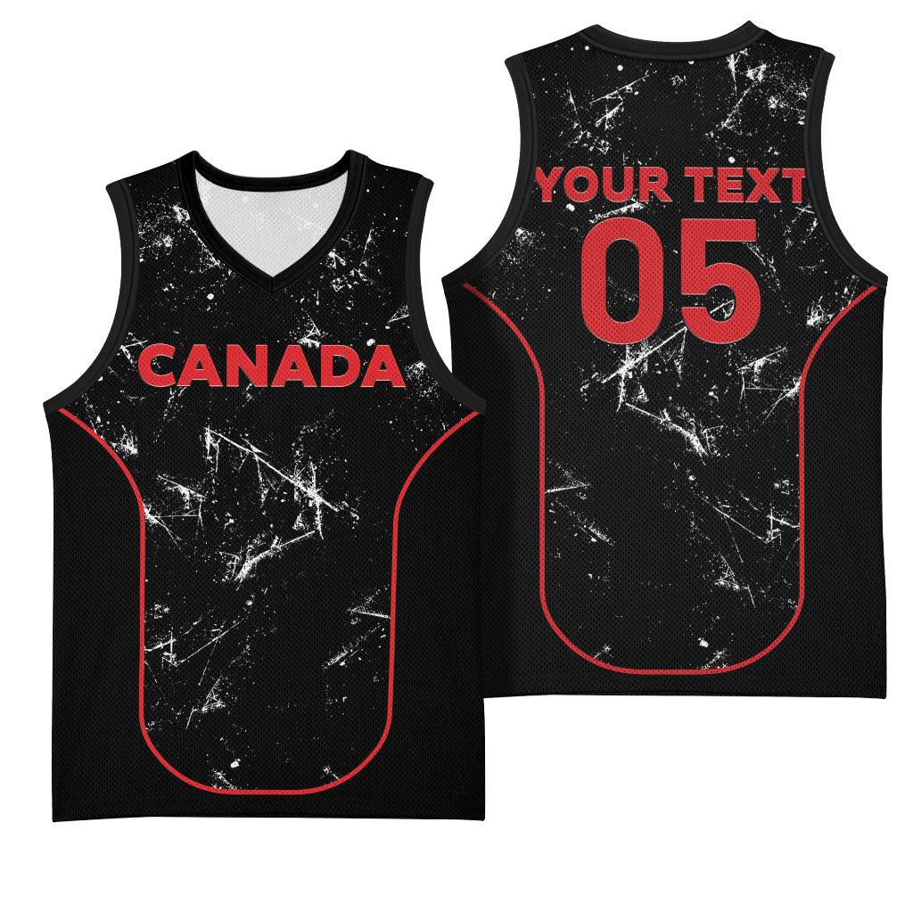 Custom Canada Football 2026 Basketball Jersey Go Les Rouges