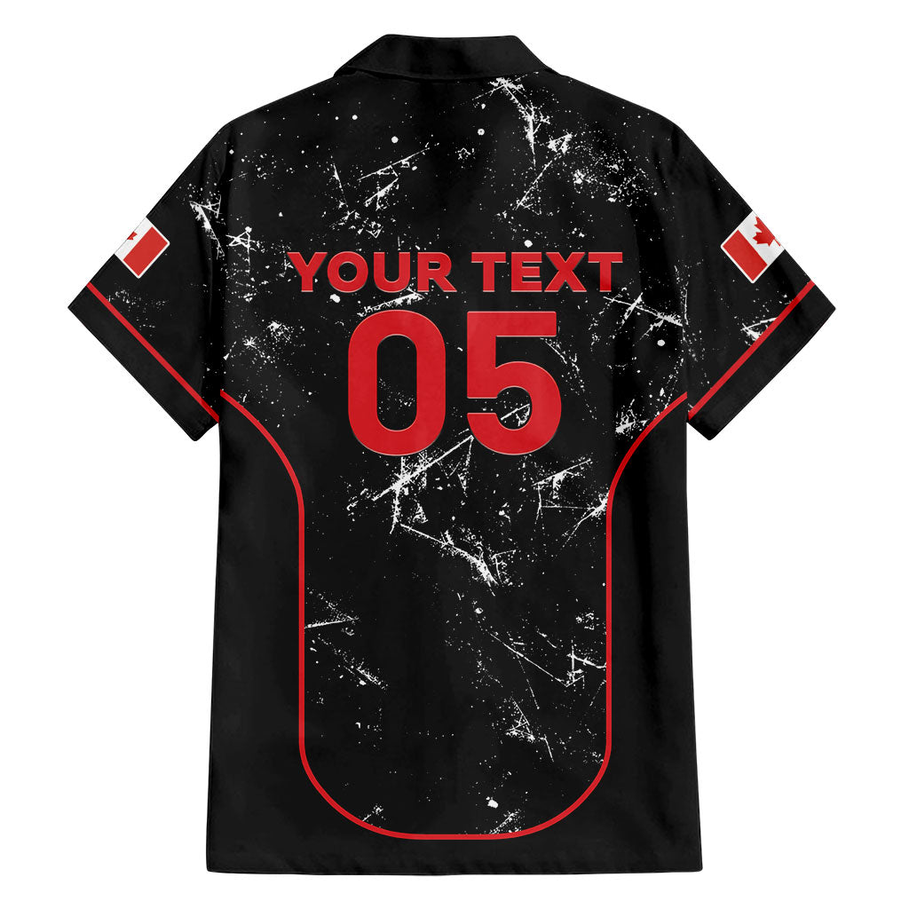 Custom Canada Football 2026 Hawaiian Shirt Go Les Rouges