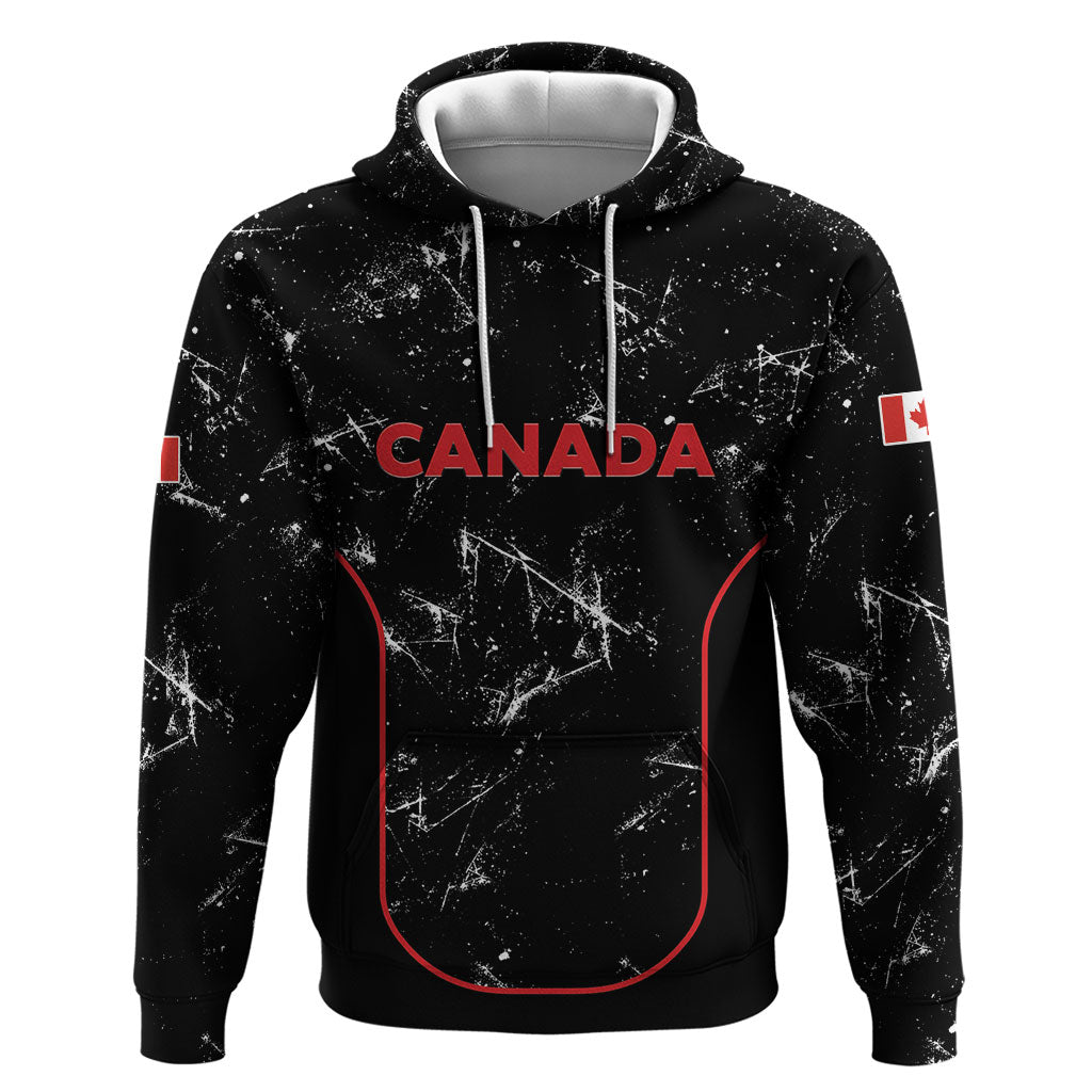 Custom Canada Football 2026 Hoodie Go Les Rouges