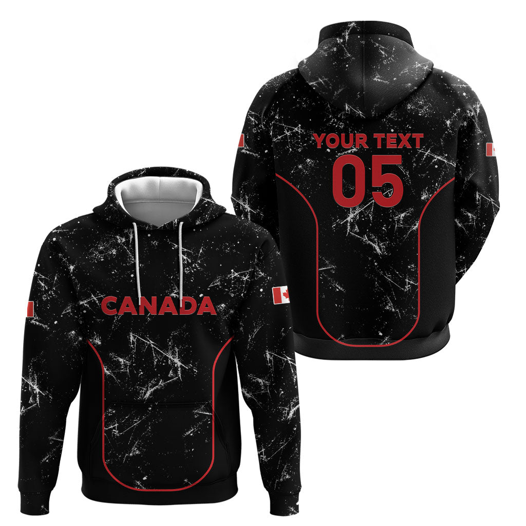 Custom Canada Football 2026 Hoodie Go Les Rouges