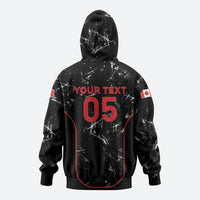Custom Canada Football 2026 Hoodie Go Les Rouges