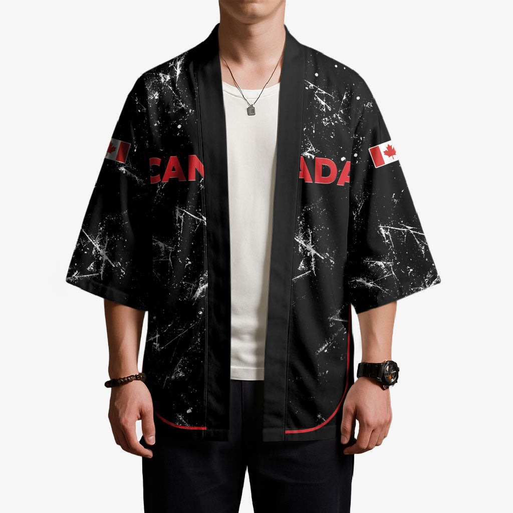 Custom Canada Football 2026 Kimono Go Les Rouges