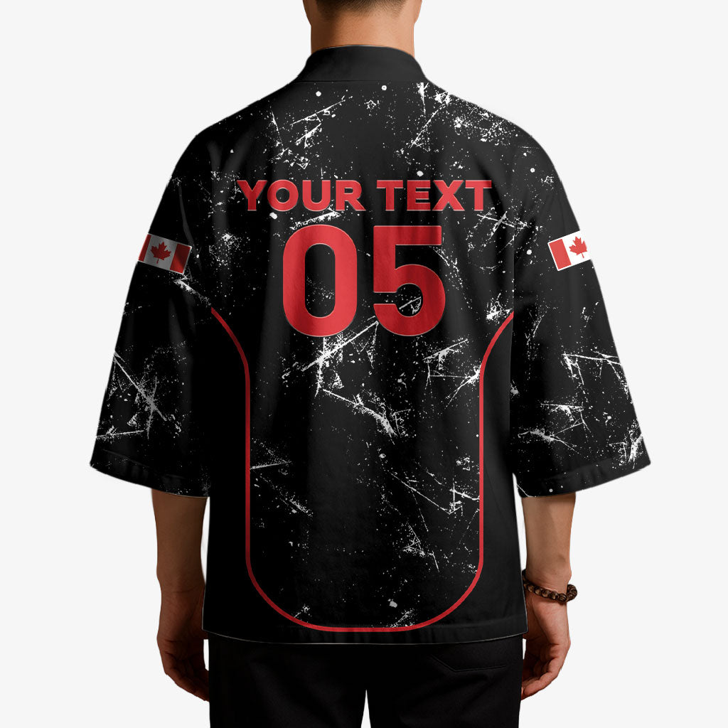 Custom Canada Football 2026 Kimono Go Les Rouges