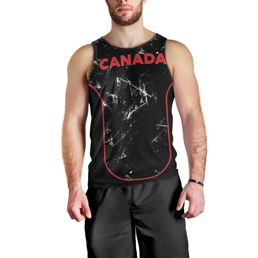 Custom Canada Football 2026 Men Tank Top Go Les Rouges