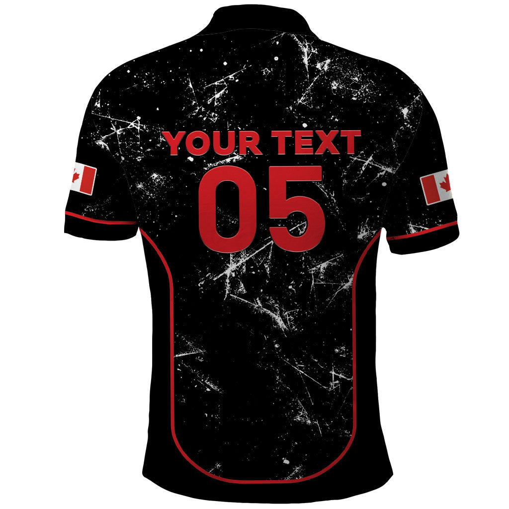 Custom Canada Football 2026 Polo Shirt Go Les Rouges