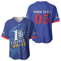 Custom Cape Verde Football Baseball Jersey Blue Sharks Still Undefeated