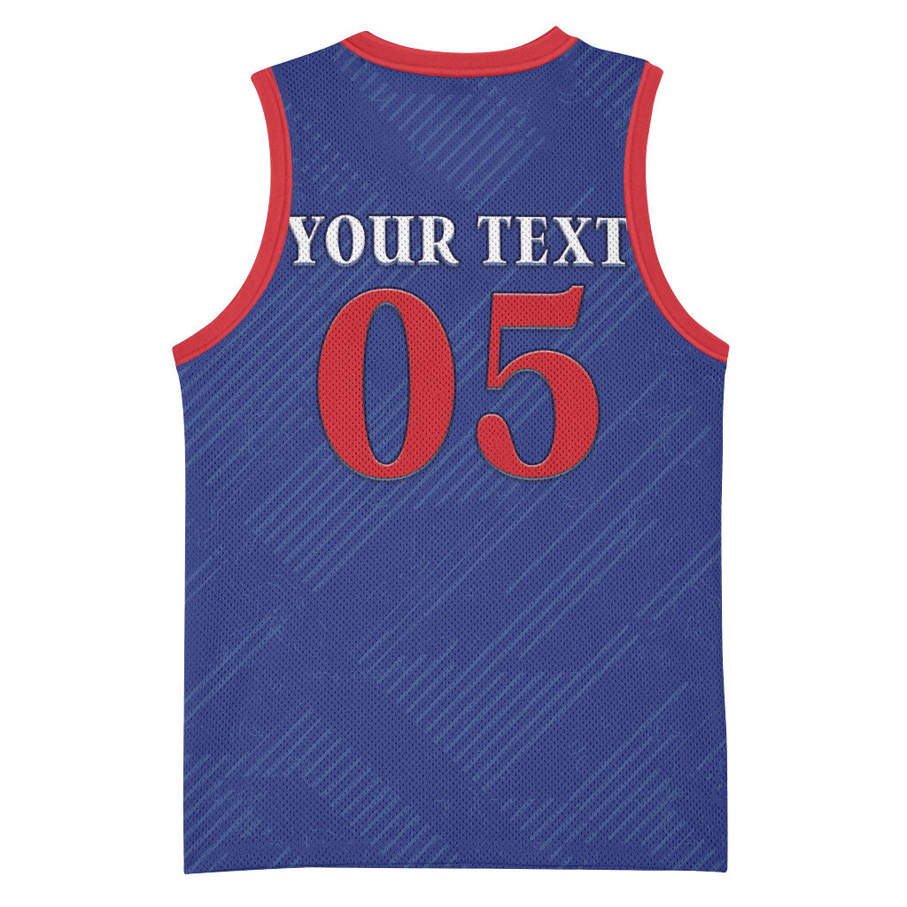 Custom Cape Verde Football Basketball Jersey Blue Sharks Still Undefeated