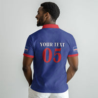 Custom Cape Verde Football Polo Shirt Blue Sharks Still Undefeated LT05