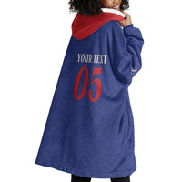 Custom Cape Verde Football Wearable Blanket Hoodie Blue Sharks Still Undefeated