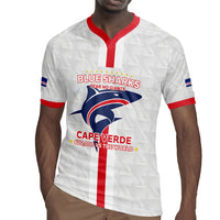 Custom Cabo Verde Rugby Jersey Blue Sharks Fear No Giants