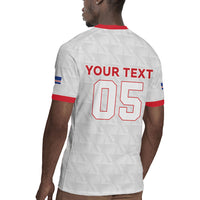 Custom Cabo Verde Rugby Jersey Blue Sharks Fear No Giants