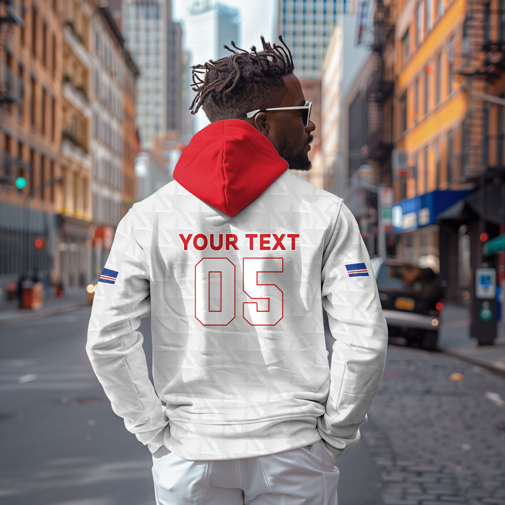 Custom Cabo Verde Zip Hoodie Blue Sharks Fear No Giants