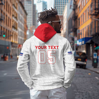 Custom Cabo Verde Zip Hoodie Blue Sharks Fear No Giants