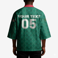 Custom Algeria Football 2026 Kimono Algerian Geometric Patterns