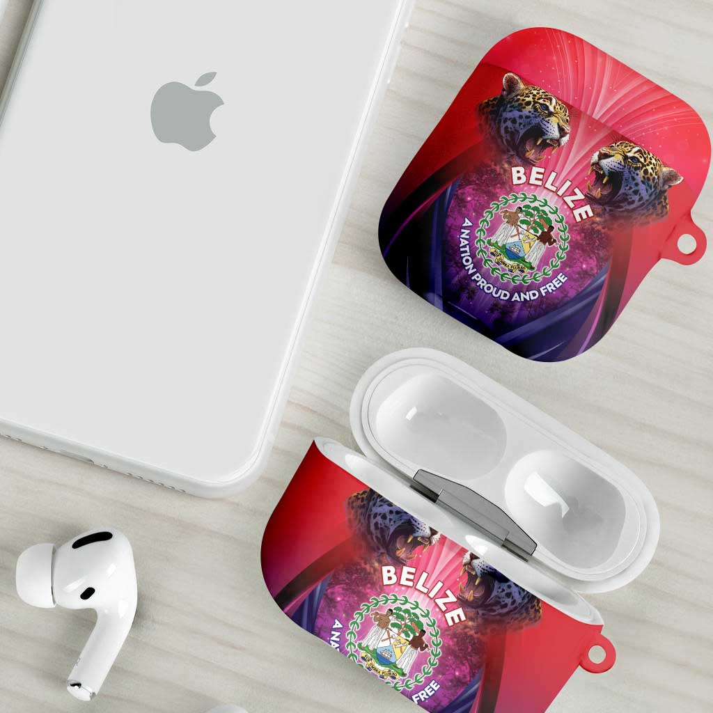 Belize 44th Independence Anniversary AirPods Case Stronger Together Rising Forever - Wonder Print Shop