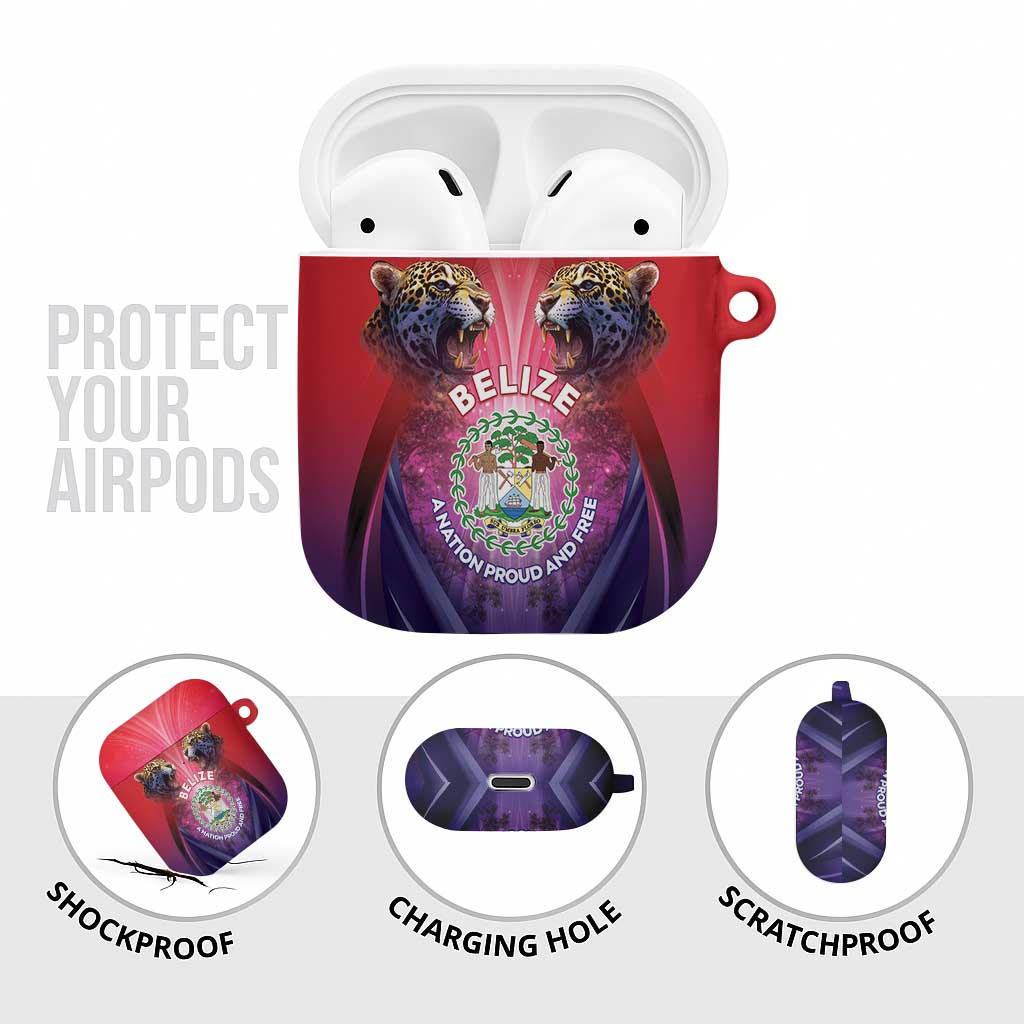 Belize 44th Independence Anniversary AirPods Case Stronger Together Rising Forever - Wonder Print Shop