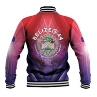 Belize 44th Independence Anniversary Baseball Jacket Stronger Together Rising Forever - Wonder Print Shop