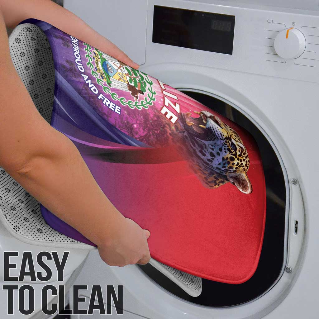 Belize 44th Independence Anniversary Bathroom Set Stronger Together Rising Forever - Wonder Print Shop