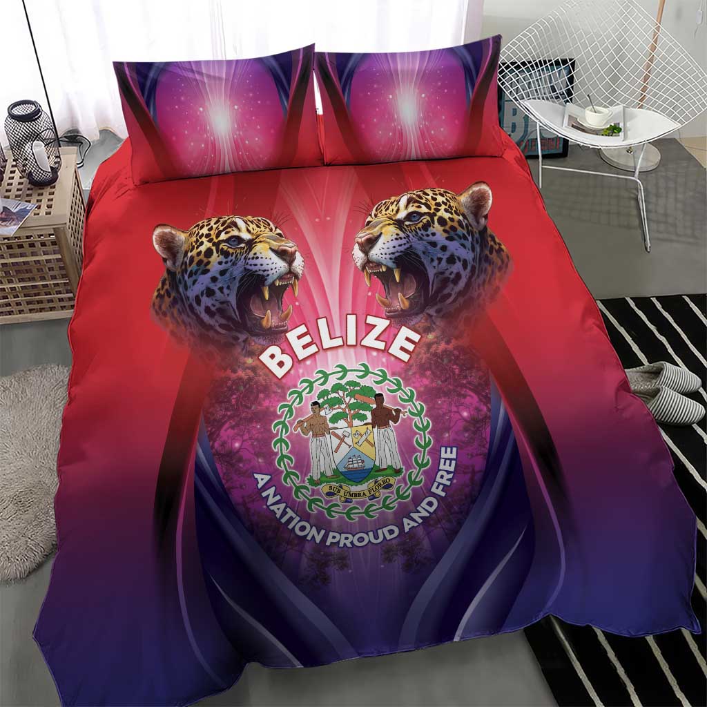 Belize 44th Independence Anniversary Bedding Set Stronger Together Rising Forever - Wonder Print Shop